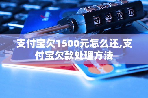 支付宝欠1500元怎么还,支付宝欠款处理方法