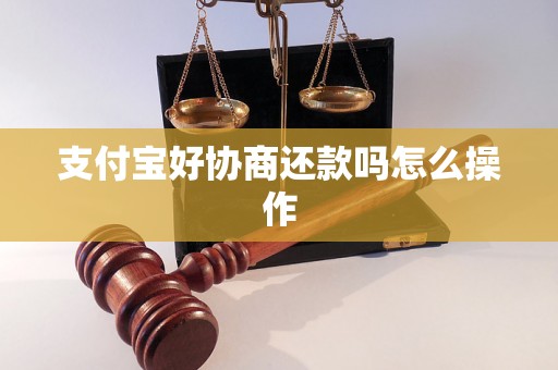 支付宝好协商还款吗怎么操作