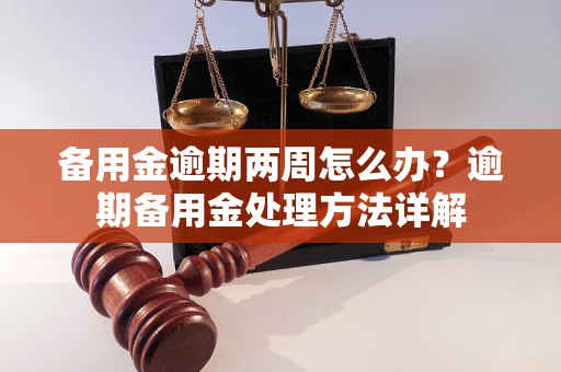 备用金逾期两周怎么办？逾期备用金处理方法详解