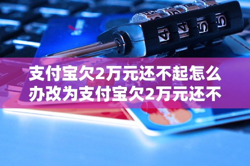 支付宝欠2万元还不起怎么办改为支付宝欠2万元还不起怎么解决