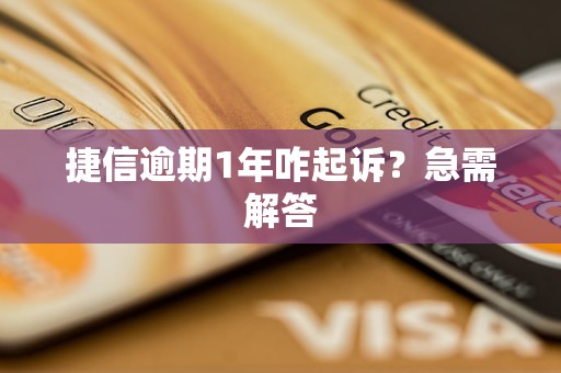 捷信逾期1年咋起诉？急需解答