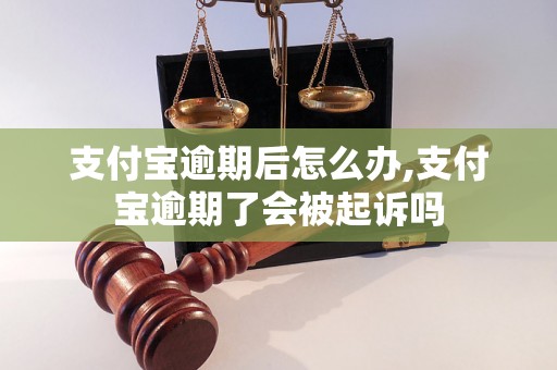 支付宝逾期后怎么办,支付宝逾期了会被起诉吗