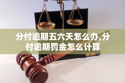 分付逾期五六天怎么办,分付逾期罚金怎么计算