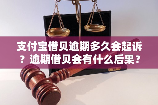 支付宝借贝逾期多久会起诉？逾期借贝会有什么后果？