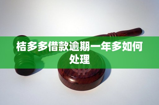 桔多多借款逾期一年多如何处理