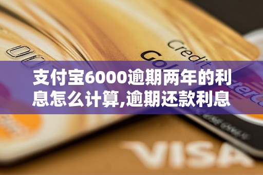 支付宝6000逾期两年的利息怎么计算,逾期还款利息具体金额