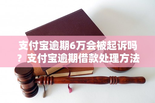 支付宝逾期6万会被起诉吗？支付宝逾期借款处理方法