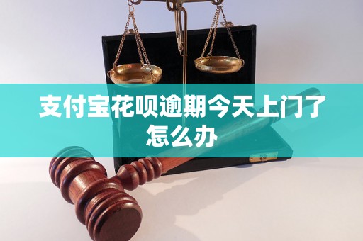 支付宝花呗逾期今天上门了怎么办