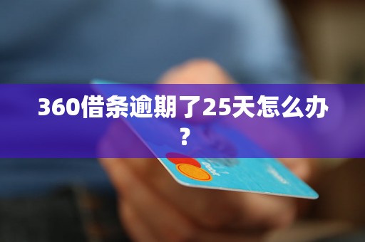 360借条逾期了25天怎么办？