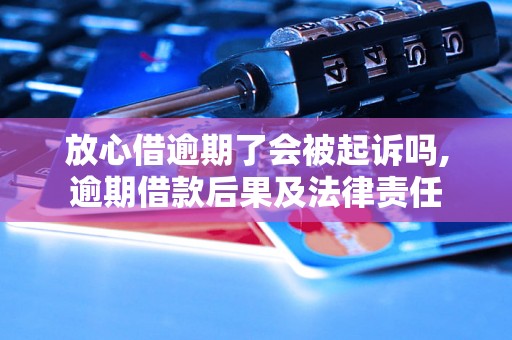 放心借逾期了会被起诉吗,逾期借款后果及法律责任