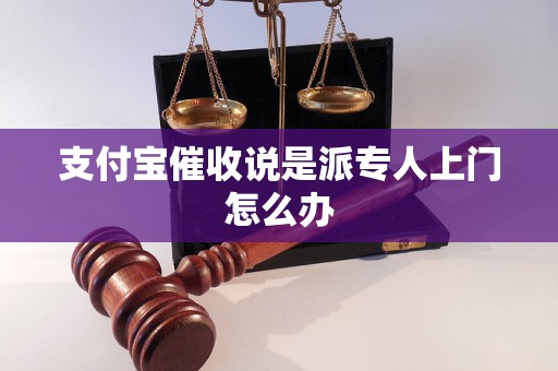 支付宝催收说是派专人上门怎么办