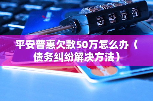 平安普惠欠款50万怎么办（债务纠纷解决方法）