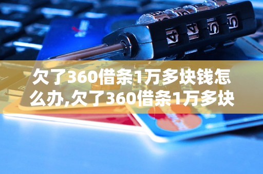 欠了360借条1万多块钱怎么办,欠了360借条1万多块钱还款方式