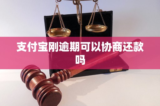 支付宝刚逾期可以协商还款吗