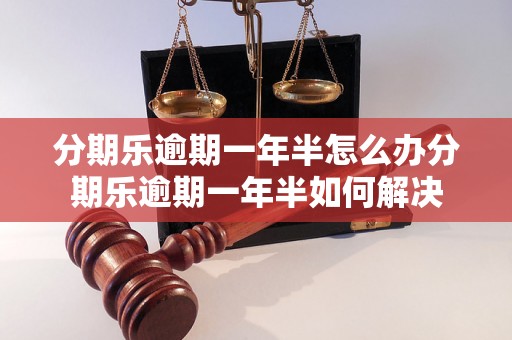 分期乐逾期一年半怎么办分期乐逾期一年半如何解决