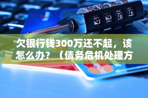 欠银行钱300万还不起，该怎么办？（债务危机处理方案）