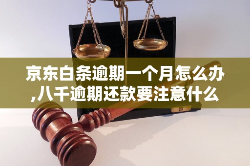 京东白条逾期一个月怎么办,八千逾期还款要注意什么