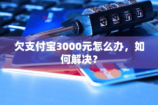 欠支付宝3000元怎么办，如何解决？