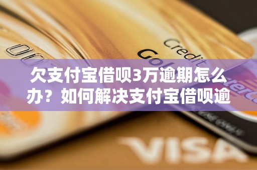 欠支付宝借呗3万逾期怎么办？如何解决支付宝借呗逾期问题？