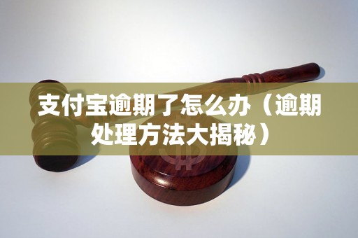 支付宝逾期了怎么办（逾期处理方法大揭秘）