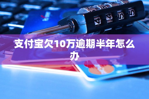 支付宝欠10万逾期半年怎么办