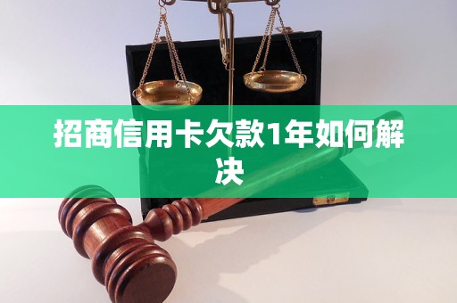 招商信用卡欠款1年如何解决