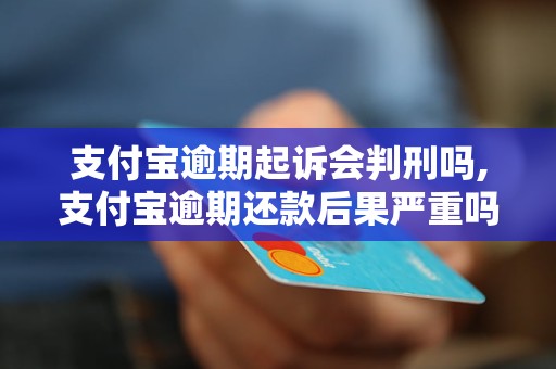 支付宝逾期起诉会判刑吗,支付宝逾期还款后果严重吗