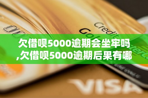 欠借呗5000逾期会坐牢吗,欠借呗5000逾期后果有哪些