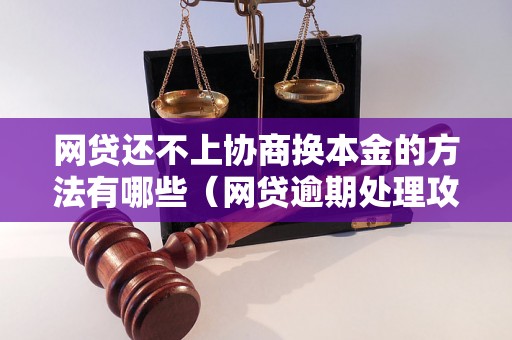 网贷还不上协商换本金的方法有哪些（网贷逾期处理攻略）