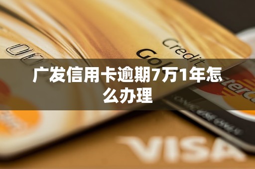 广发信用卡逾期7万1年怎么办理