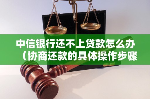 中信银行还不上贷款怎么办（协商还款的具体操作步骤）