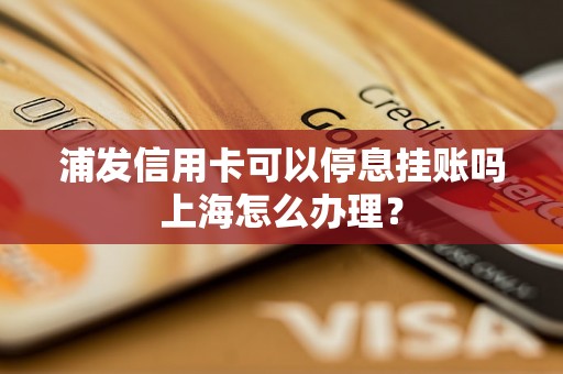 浦发信用卡可以停息挂账吗上海怎么办理？