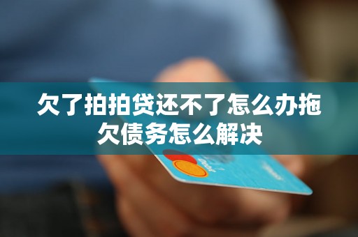 欠了拍拍贷还不了怎么办拖欠债务怎么解决