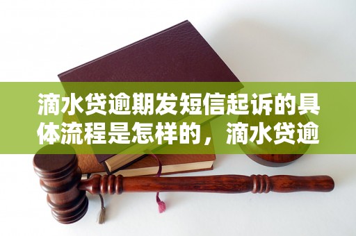 滴水贷逾期发短信起诉的具体流程是怎样的，滴水贷逾期发短信起诉的后果有哪些