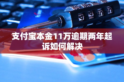 支付宝本金11万逾期两年起诉如何解决