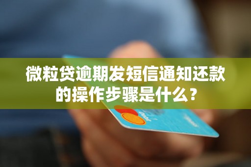 微粒贷逾期发短信通知还款的操作步骤是什么？