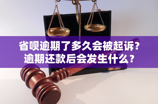 省呗逾期了多久会被起诉？逾期还款后会发生什么？