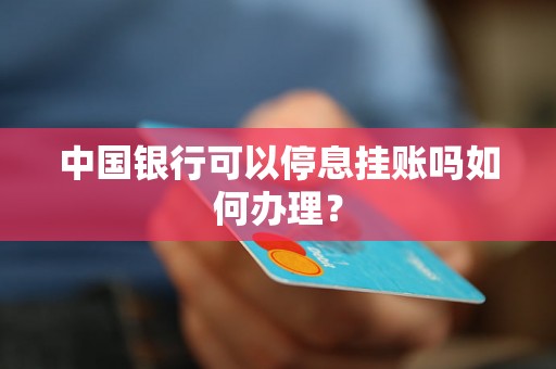 中国银行可以停息挂账吗如何办理？