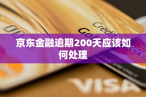 京东金融逾期200天应该如何处理