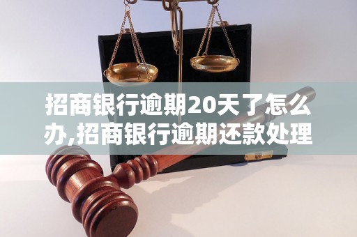 招商银行逾期20天了怎么办,招商银行逾期还款处理方法