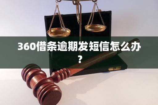 360借条逾期发短信怎么办？