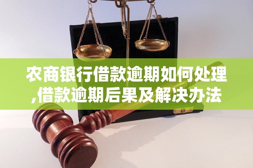 农商银行借款逾期如何处理,借款逾期后果及解决办法