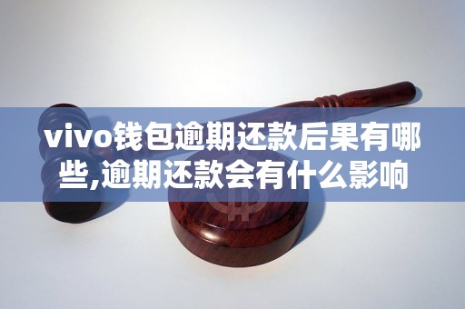 vivo钱包逾期还款后果有哪些,逾期还款会有什么影响