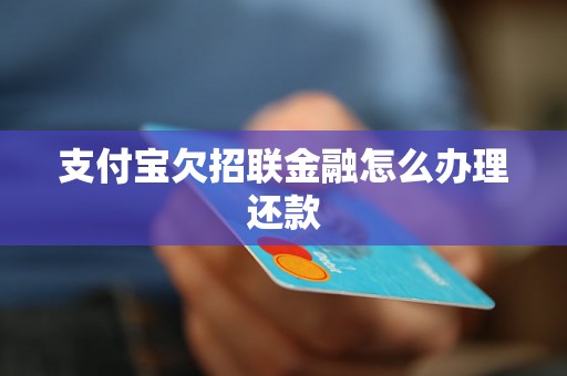 支付宝欠招联金融怎么办理还款