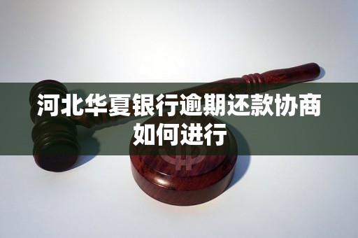 河北华夏银行逾期还款协商如何进行