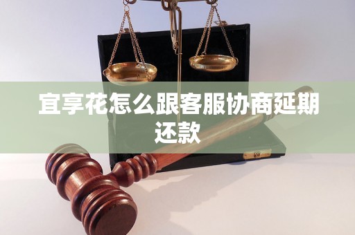 宜享花怎么跟客服协商延期还款