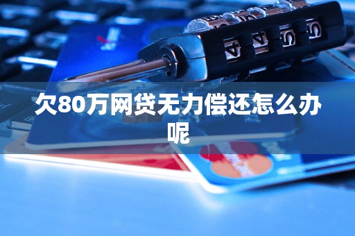 欠80万网贷无力偿还怎么办呢