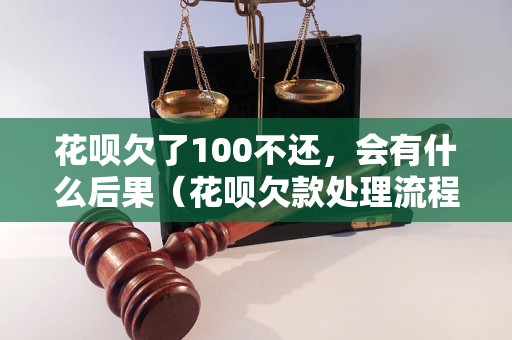 花呗欠了100不还，会有什么后果（花呗欠款处理流程详解）