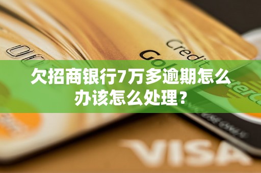 欠招商银行7万多逾期怎么办该怎么处理？