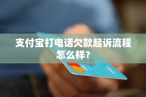 支付宝打电话欠款起诉流程怎么样？